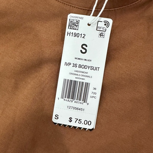 Ivy Park X Addidas Beyonce Brown Long Sleeve Bodysuit size small BNWT - Picture 8 of 10